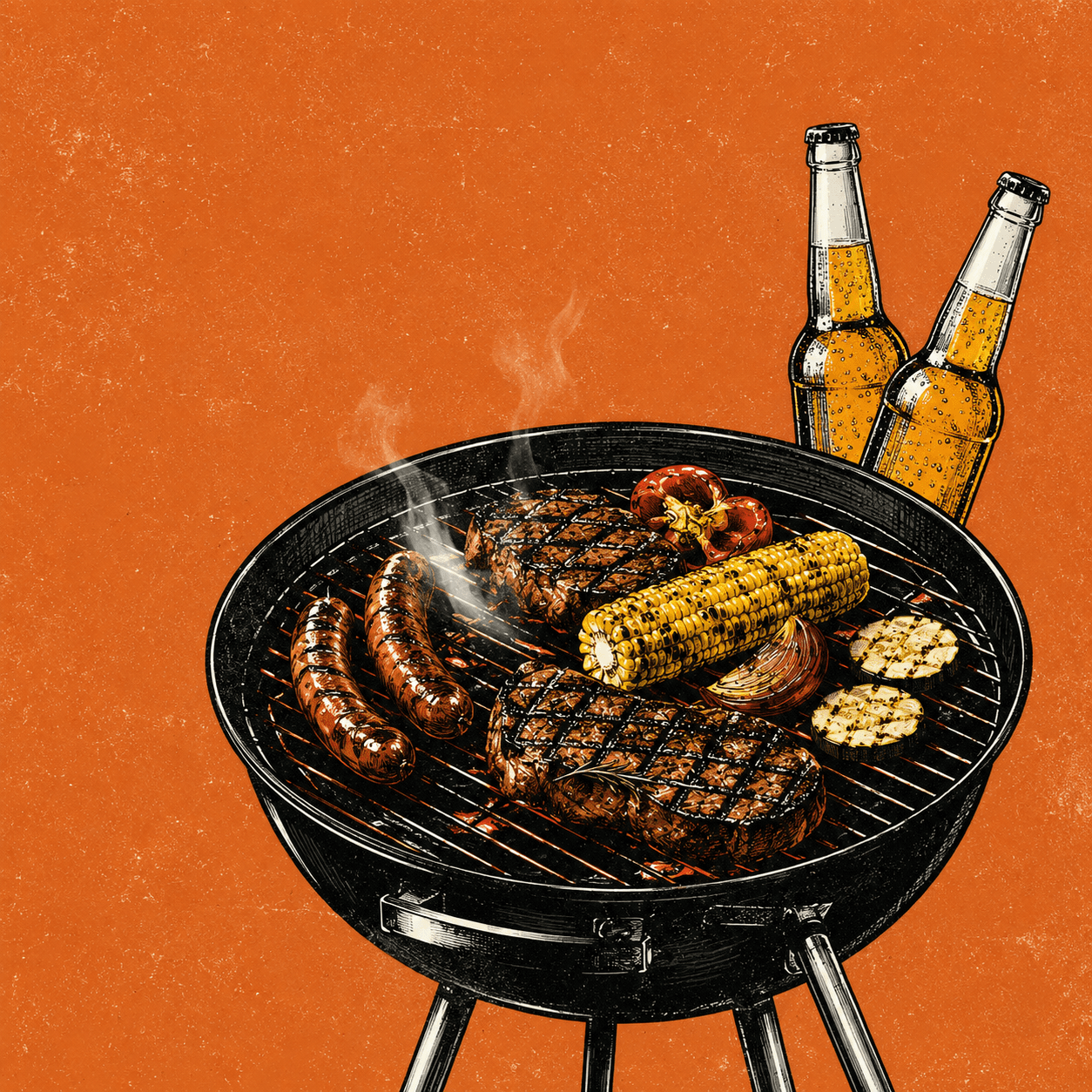 BBQ invitation theme